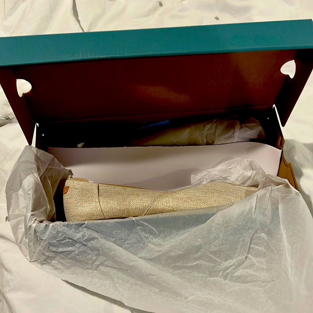 Brand new, in the box, TOMS size 9.5 dress shoes